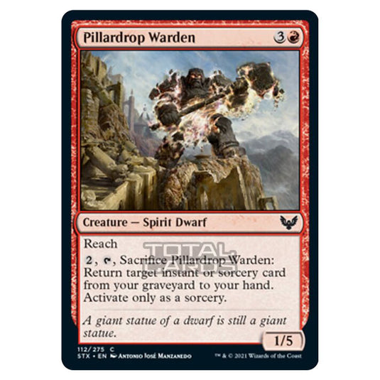 Magic The Gathering - Strixhaven - Pillardrop Warden - 112/275