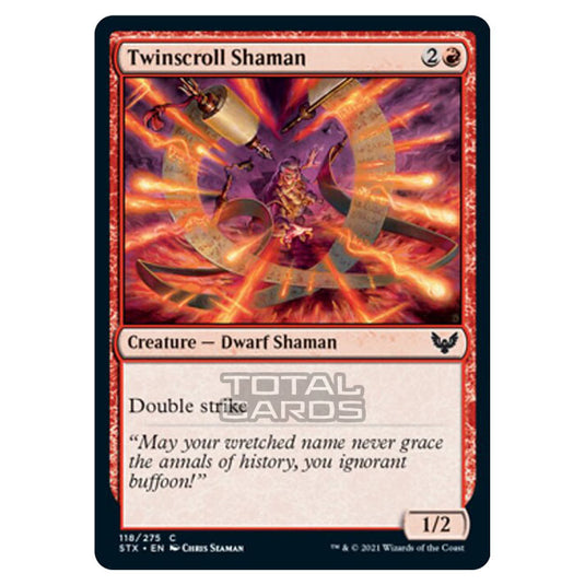 Magic The Gathering - Strixhaven - Twinscroll Shaman - 118/275