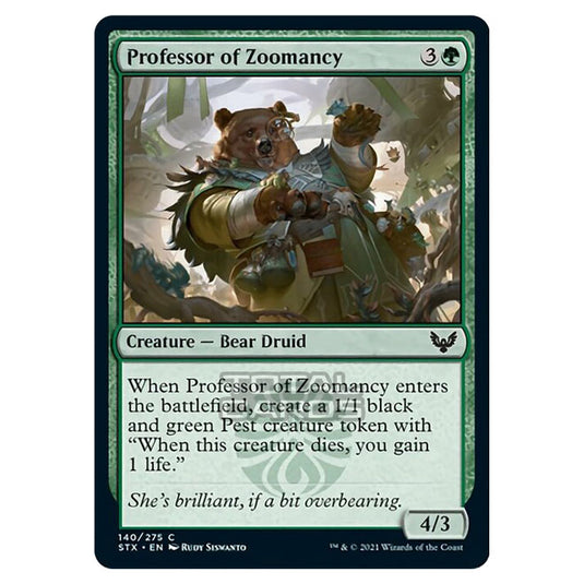 Magic The Gathering - Strixhaven - Professor of Zoomancy - 140/275