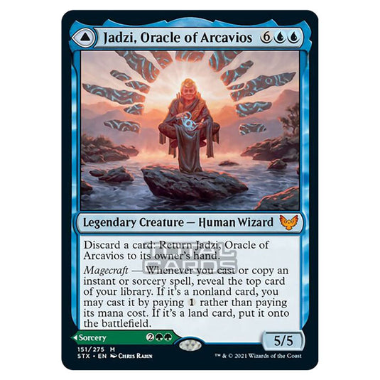 Magic The Gathering - Strixhaven - Jadzi, Oracle of Arcavios // Journey to the Oracle - 151/275