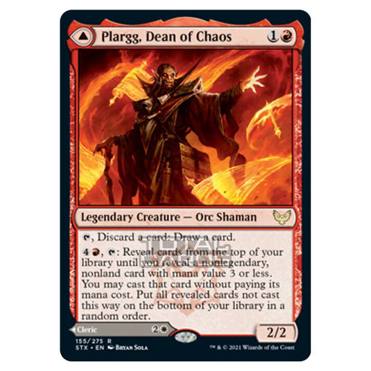 Magic The Gathering - Strixhaven - Plargg, Dean of Chaos // Augusta, Dean of Order - 155/275