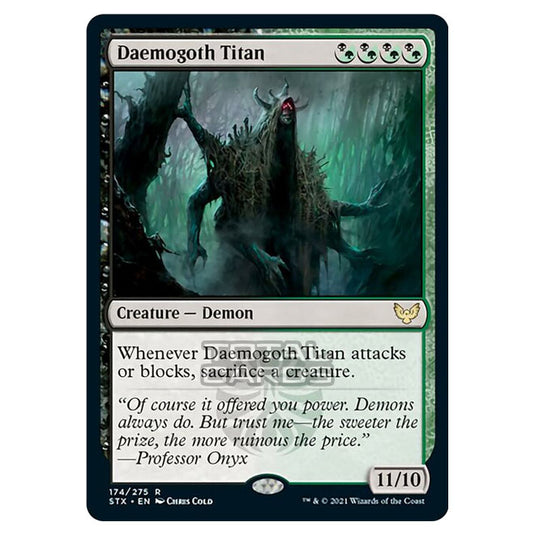 Magic The Gathering - Strixhaven - Daemogoth Titan - 174/275