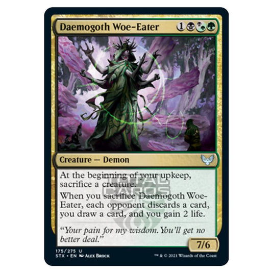 Magic The Gathering - Strixhaven - Daemogoth Woe-Eater - 175/275