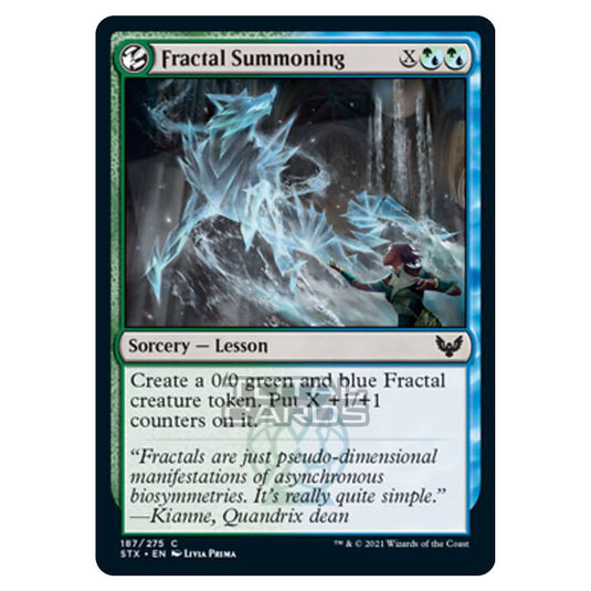 Magic The Gathering - Strixhaven - Fractal Summoning - 187/275