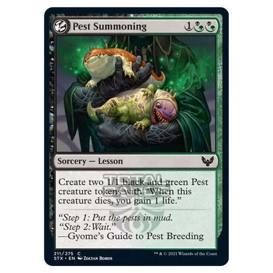 Magic The Gathering - Strixhaven - Pest Summoning - 211/275