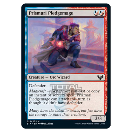 Magic The Gathering - Strixhaven - Prismari Pledgemage - 215/275