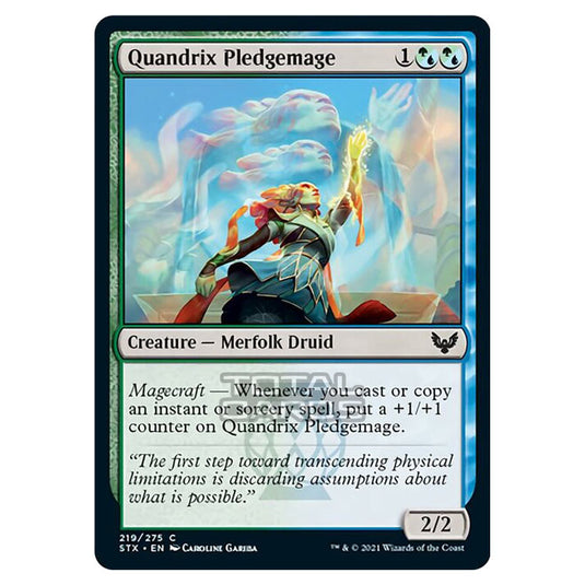 Magic The Gathering - Strixhaven - Quandrix Pledgemage - 219/275