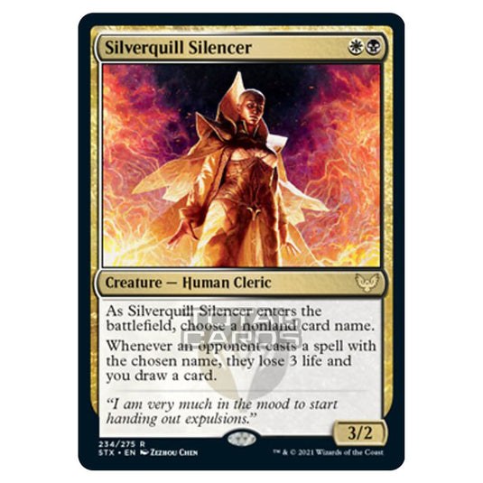 Magic The Gathering - Strixhaven - Silverquill Silencer - 234/275