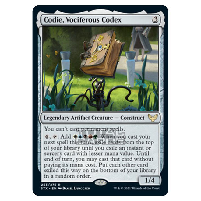 Codie Codex Magic The Gathering - Strixhaven - Codie, Vociferous Codex - 253/275