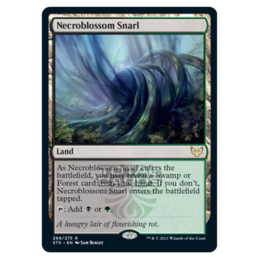 Magic The Gathering - Strixhaven - Necroblossom Snarl - 269/275