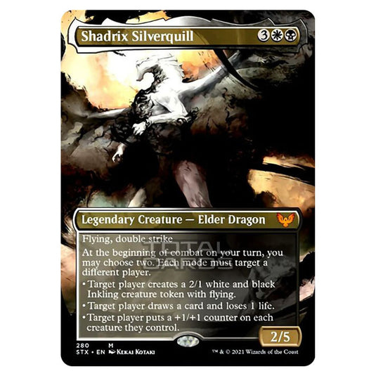 Magic The Gathering - Strixhaven - Shadrix Silverquill - 280/275