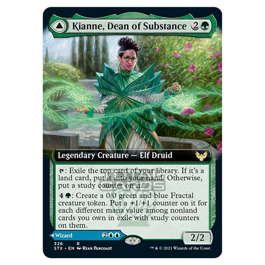 Magic The Gathering - Strixhaven - Kianne, Dean of Substance // Imbraham, Dean of Theory - 326/275