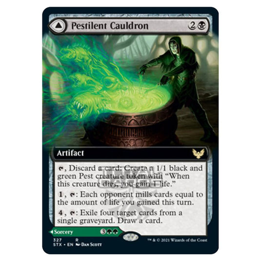 Magic The Gathering - Strixhaven - Pestilent Cauldron // Restorative Burst - 327/275