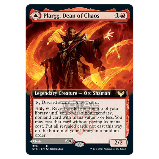 Magic The Gathering - Strixhaven - Plargg, Dean of Chaos // Augusta, Dean of Order - 328/275