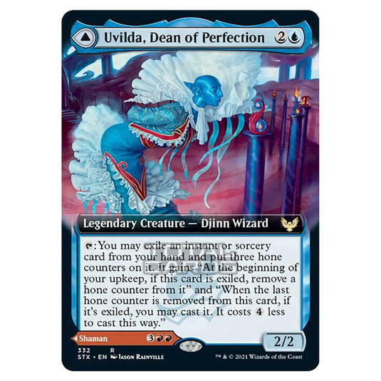 Magic The Gathering - Strixhaven - Uvilda, Dean of Perfection // Nassari, Dean of Expression - 332/275