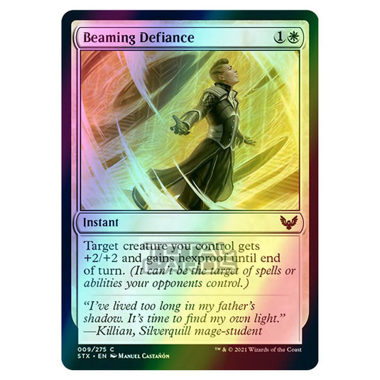 Magic The Gathering - Strixhaven - Beaming Defiance - 9/275 (Foil)