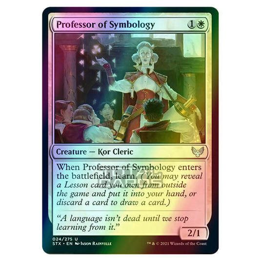 Magic The Gathering - Strixhaven - Professor of Symbology - 24/275 (Foil)