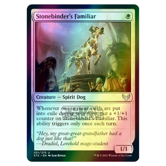 Magic The Gathering - Strixhaven - Stonebinder's Familiar - 31/275 (Foil)