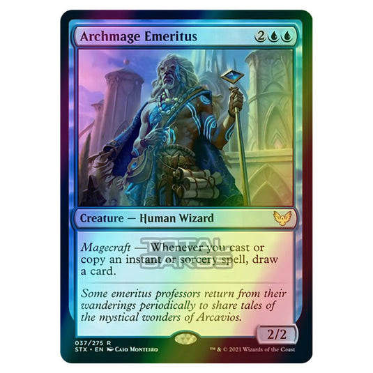 Magic The Gathering - Strixhaven - Archmage Emeritus - 37/275 (Foil)