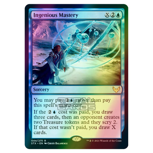 Magic The Gathering - Strixhaven - Ingenious Mastery - 44/275 (Foil)