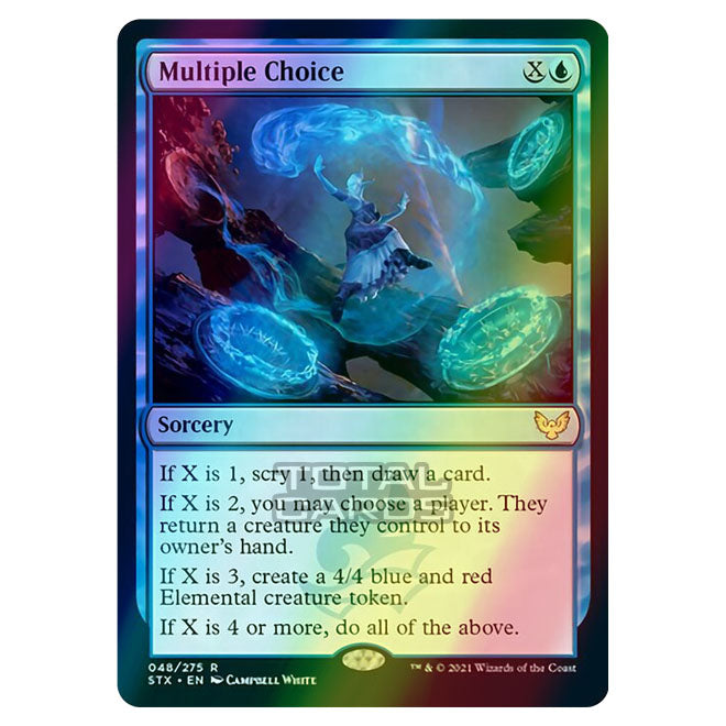 Magic Choose One Magic The Gathering - Strixhaven - Multiple Choice - 48/275 (Foil)