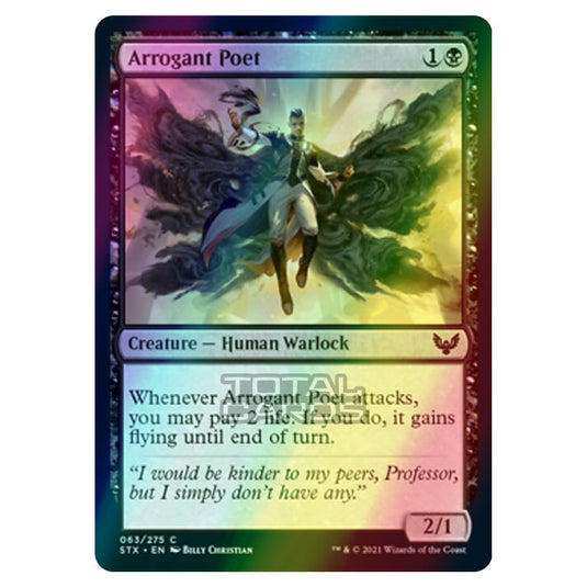 Magic The Gathering - Strixhaven - Arrogant Poet - 63/275 (Foil)