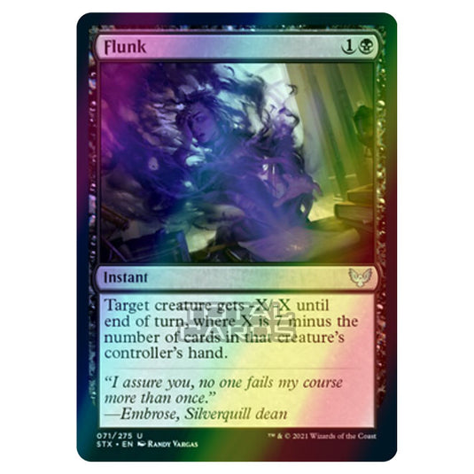 Magic The Gathering - Strixhaven - Flunk - 71/275 (Foil)