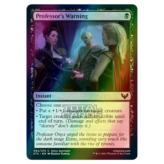 Magic The Gathering - Strixhaven - Professor's Warning - 84/275 (Foil)