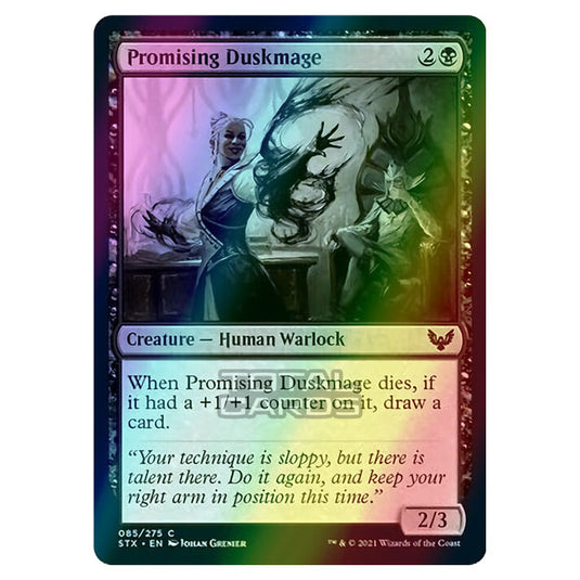 Magic The Gathering - Strixhaven - Promising Duskmage - 85/275 (Foil)