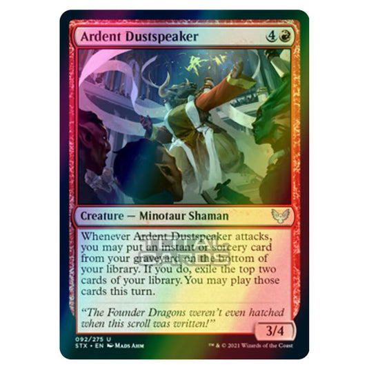 Magic The Gathering - Strixhaven - Ardent Dustspeaker - 92/275 (Foil)