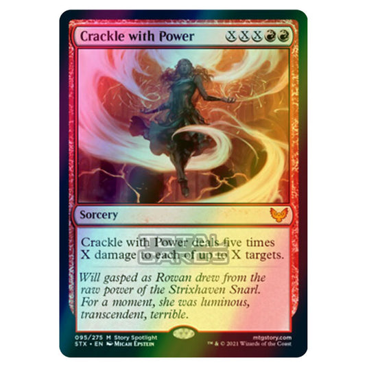 Magic The Gathering - Strixhaven - Crackle with Power - 95/275 (Foil)