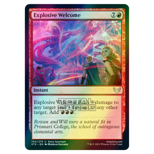 Magic The Gathering - Strixhaven - Explosive Welcome - 100/275 (Foil)