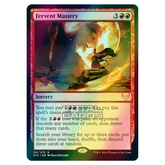 Magic The Gathering - Strixhaven - Fervent Mastery - 101/275 (Foil)