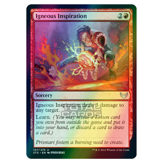 Magic The Gathering - Strixhaven - Igneous Inspiration - 107/275 (Foil)