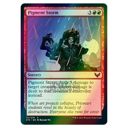 Magic The Gathering - Strixhaven - Pigment Storm - 111/275 (Foil)