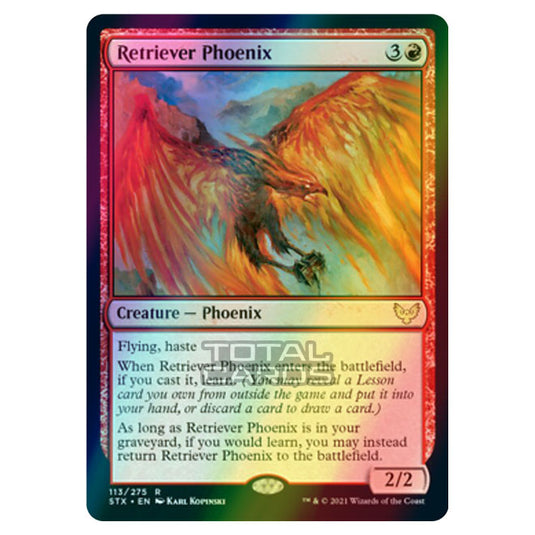 Magic The Gathering - Strixhaven - Retriever Phoenix - 113/275 (Foil)