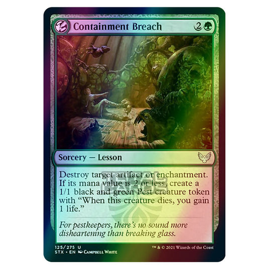 Magic The Gathering - Strixhaven - Containment Breach - 125/275 (Foil)