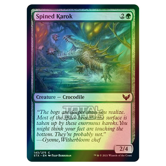 Magic The Gathering - Strixhaven - Spined Karok - 143/275 (Foil)