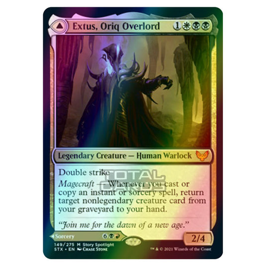 Magic The Gathering - Strixhaven - Extus, Oriq Overlord // Awaken the Blood Avatar - 149/275 (Foil)