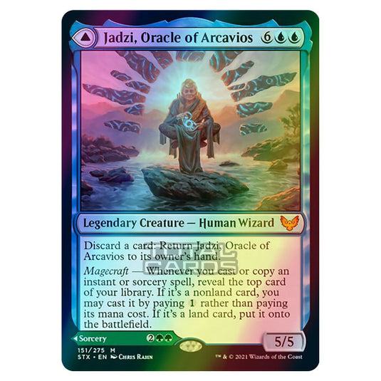 Magic The Gathering - Strixhaven - Jadzi, Oracle of Arcavios // Journey to the Oracle - 151/275 (Foil)