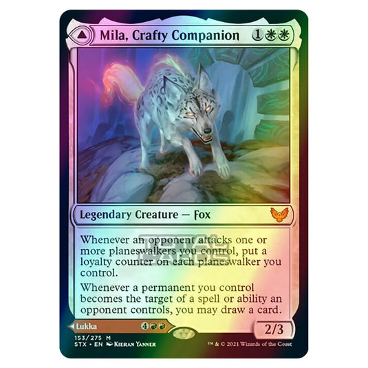 Magic The Gathering - Strixhaven - Mila, Crafty Companion // Lukka, Wayward Bonder - 153/275 (Foil)