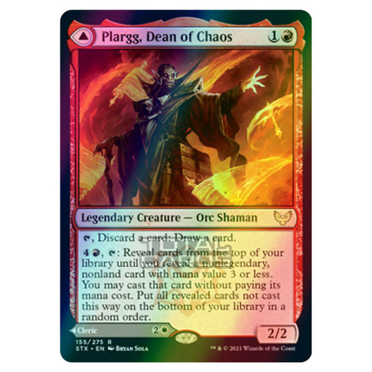 Magic The Gathering - Strixhaven - Plargg, Dean of Chaos // Augusta, Dean of Order - 155/275 (Foil)