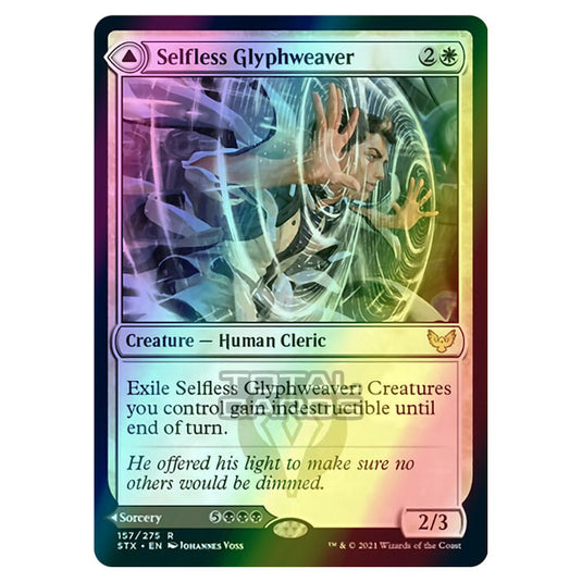 Magic The Gathering - Strixhaven - Selfless Glyphweaver // Deadly Vanity - 157/275 (Foil)