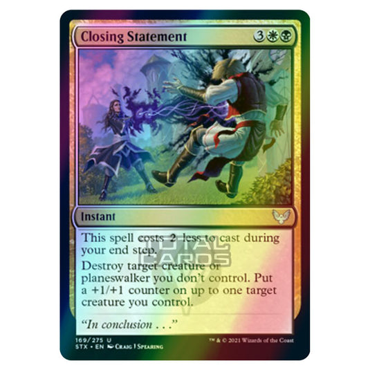 Magic The Gathering - Strixhaven - Closing Statement - 169/275 (Foil)