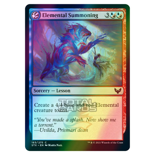 Magic The Gathering - Strixhaven - Elemental Summoning - 183/275 (Foil)