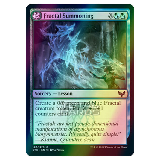 Magic The Gathering - Strixhaven - Fractal Summoning - 187/275 (Foil)