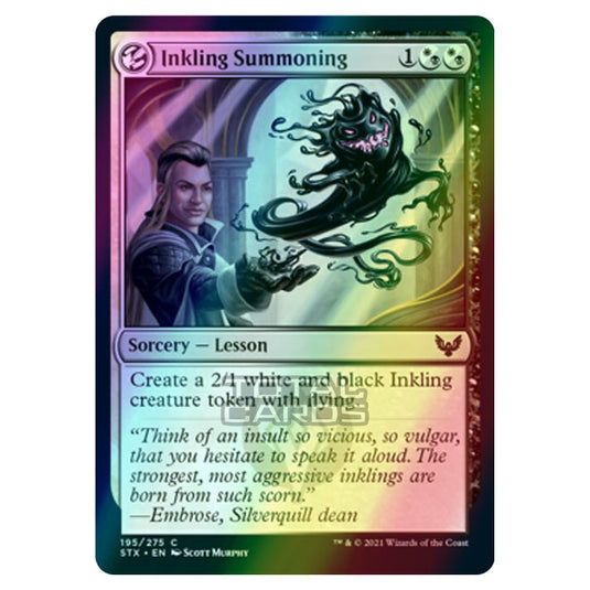 Magic The Gathering - Strixhaven - Inkling Summoning - 195/275 (Foil)