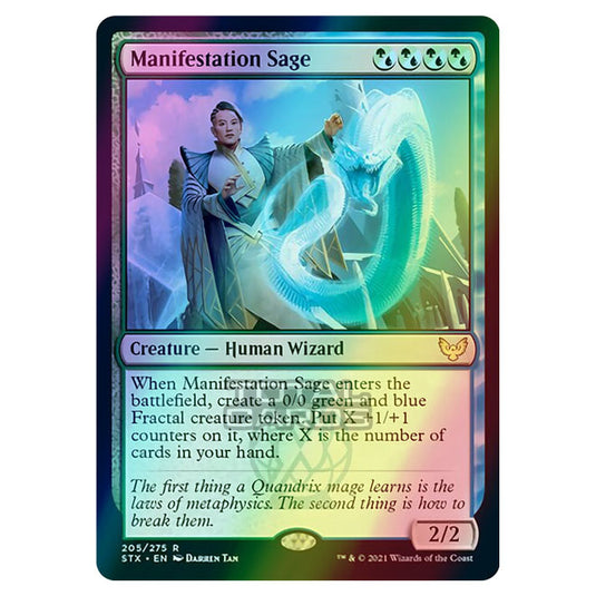 Magic The Gathering - Strixhaven - Manifestation Sage - 205/275 (Foil)