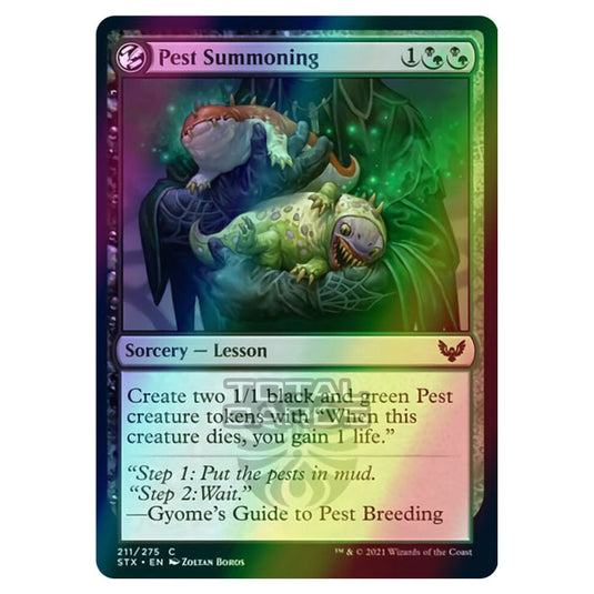 Magic The Gathering - Strixhaven - Pest Summoning - 211/275 (Foil)