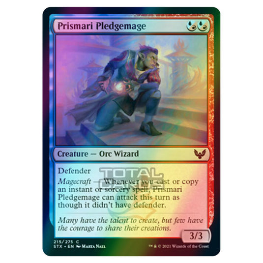 Magic The Gathering - Strixhaven - Prismari Pledgemage - 215/275 (Foil)